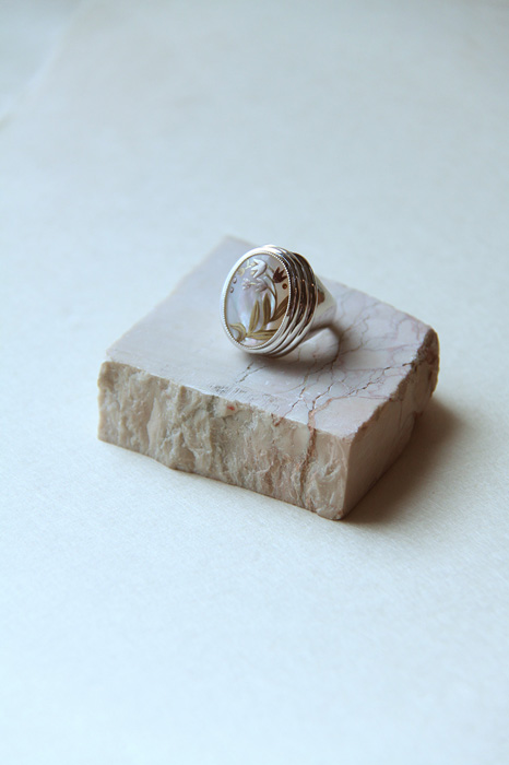 Deco line Ring / Lily