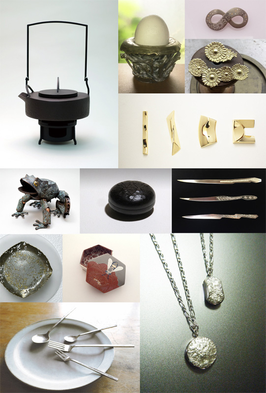 「金沢の Metal Work 展」  ～象嵌、彫金、鍛金、鋳金　金沢の金工作家…